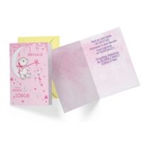 Karta- Gratulacje z okazji narodzin córeczki – Kartki okolicznościowe – Szalony.pl