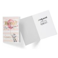 Kartka – Hurra, To Dziewczynka! – Kartki okolicznościowe – Szalony.pl