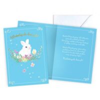 Kartka Wielkanocna, królik – Kartki okolicznościowe – Szalony.pl