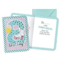 Kartka urodzinowa – 8, Rolki – Kartki okolicznościowe – Szalony.pl