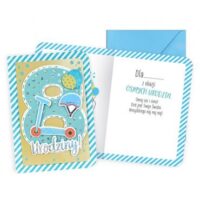 Kartka urodzinowa – 8, Hulajnoga – Kartki okolicznościowe – Szalony.pl