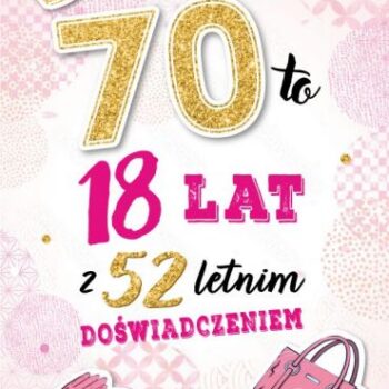 Kartka urodzinowa – W dniu 70 urodzin, księżniczka – Kartki na 70 urodziny – Szalony.pl