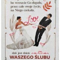 Kartka ślubna – Śmieszna, sznur – Kartki okolicznościowe – Szalony.pl