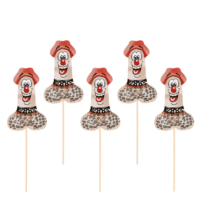 Topper – peniski, 6szt. – Dekoracje imprezowe – Szalony.pl