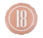 Balon bez helu: 18, różowe-złoto, 18″ – Balony bez helu – Szalony.pl