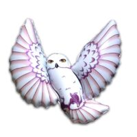 Balon bez helu: Sowa, biała – Dekoracje imprezowe – Szalony.pl