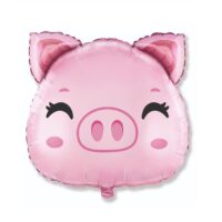 Balon bez helu: Świnka, głowa – Dekoracje imprezowe – Szalony.pl