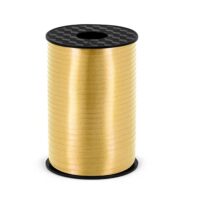 Wstążka do balonów, złota, 5mm/225mm – Dekoracje imprezowe – Szalony.pl