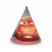 Czapeczki papierowe – “Cars 3”, 6 szt – Bajkowe – Szalony.pl