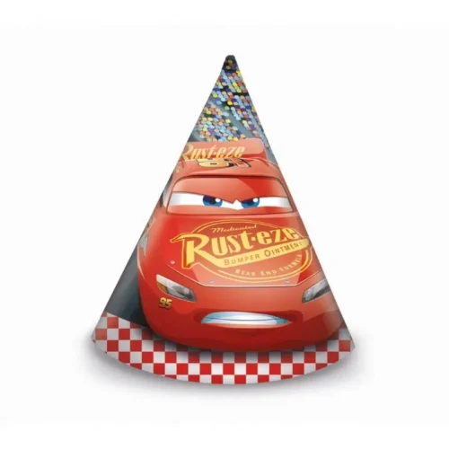 Czapeczki papierowe - "Cars 3", 6 szt. Szalony.pl - Sklep imprezowy.