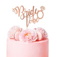 Topper – Bride to be, rożowozłoty – Dekoracje imprezowe – Szalony.pl