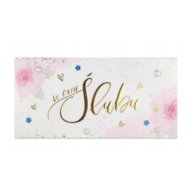 Koperta na pieniądze – W dniu ślubu – Kartki okolicznościowe – Szalony.pl