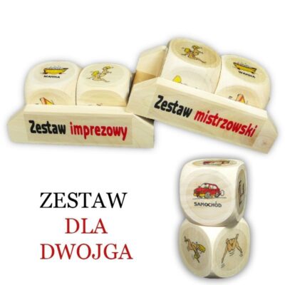 Zestaw kostek - Dla Dwojga. Szalony.pl - Sklep imprezowy.