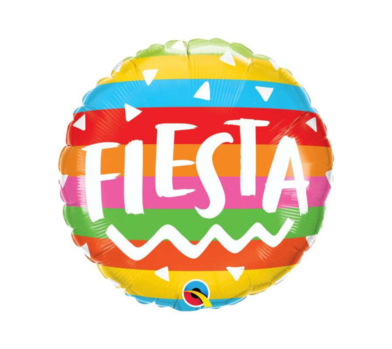 Balon bez helu: Fiesta, 18". Szalony.pl - Sklep imprezowy.