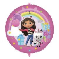 Balon bez helu: Gabby’s Dollhouse, 46 cm – Balony bez helu – Szalony.pl