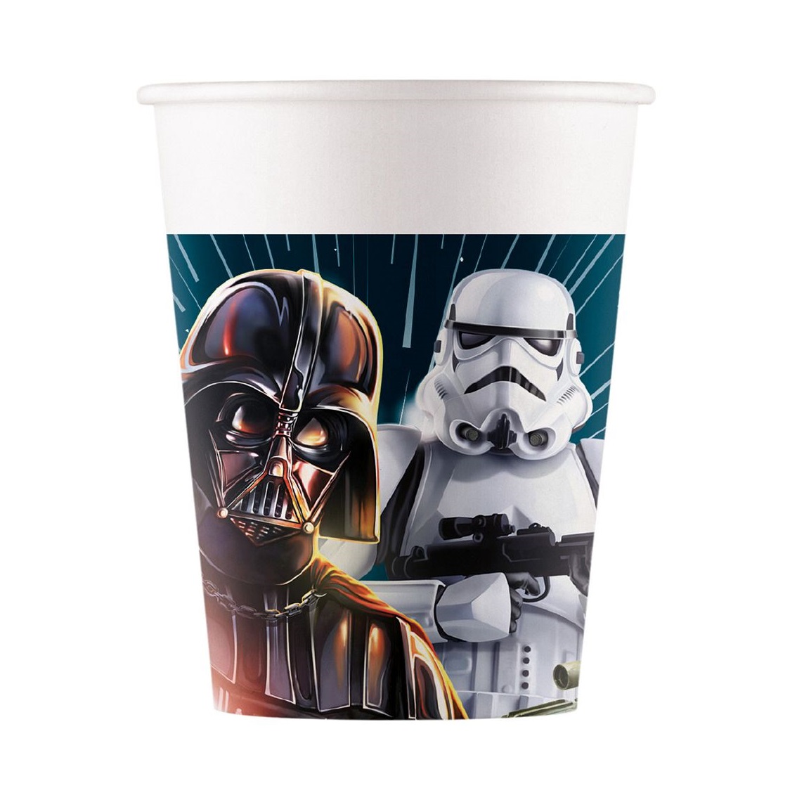 Kubeczki papierowe – Star Wars, 200ml, 8szt – Bajkowe – Szalony.pl