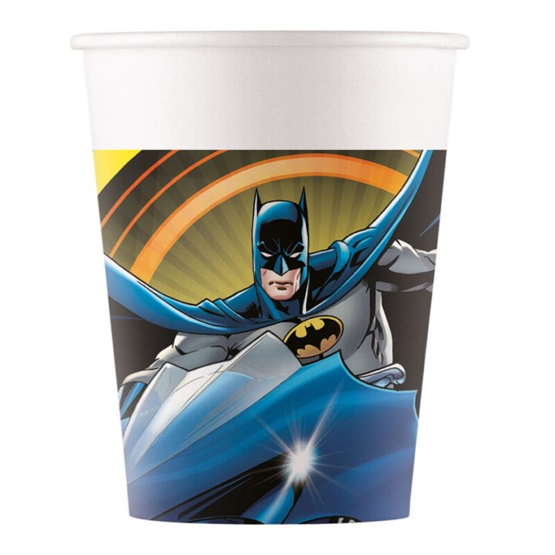 Kubeczki papierowe - Batman, 8szt. 200ml