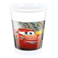 Kubeczki papierowe – Auta, 200ml, 8 szt – Dekoracje imprezowe – Szalony.pl