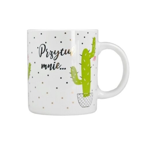 Kubek - Przytul mnie - kaktus