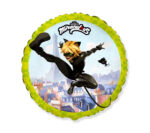 Balon bez helu: Miraculous, okrągły, 45cm Balon bez helu: Miraculous, okrągły, 45cm