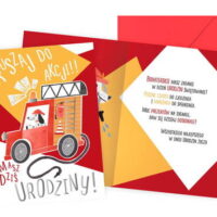 Kartka urodzinowa- straż – Kartki okolicznościowe – Szalony.pl