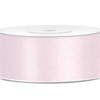 Tasiemka satynowa – pudrowy j.różowy, 25mm/25m – Dekoracje imprezowe – Szalony.pl