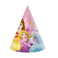 Czapeczki papierowe – Princess, 6 szt. – Bajkowe – Szalony.pl