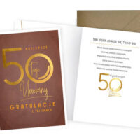 Kartka urodzinowa – Twoje 50 urodziny – Kartki okolicznościowe – Szalony.pl