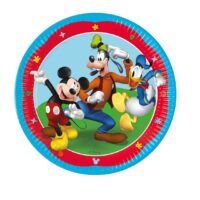 Talerzyki papierowe – Myszka Miki, 23 cm, 8szt. – Dekoracje imprezowe – Szalony.pl