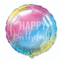 Balon bez helu: Happy Birthday, 18″ – Balony bez helu – Szalony.pl