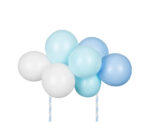 Balonowy topper na tort, niebieski 29cm. Szalony.pl - Sklep imprezowy.
