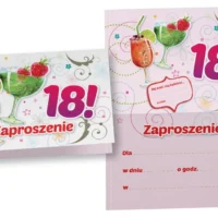 Zaproszenie – 18 urodziny drink – Zaproszenia – Szalony.pl