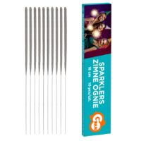 Zimne ognie – 16 cm, 10 szt. – Dekoracje imprezowe – Szalony.pl