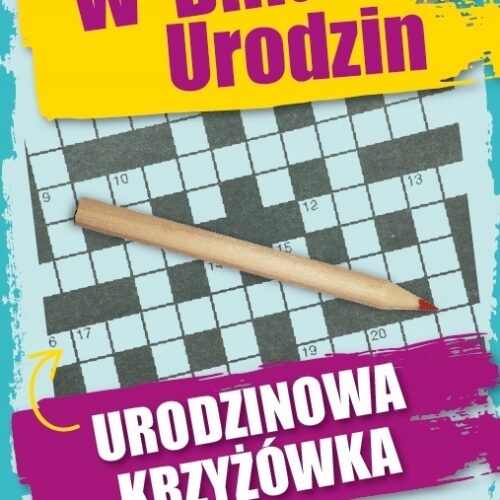 Kartka urodzinowa - Krzyżówka urodzinowa. Szalony.pl - Sklep imprezowy.