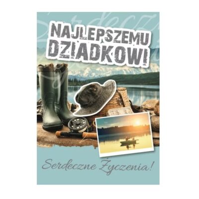 Kartka okolicznościowa – Dla dziadka, ryby – Kartki okolicznościowe – Szalony.pl