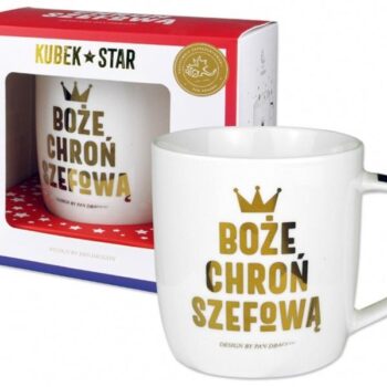 Kubek Star – Szefowa – Prezenty – Szalony.pl