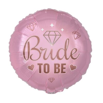 Balon bez helu: Bride To Be, różowy – Dekoracje imprezowe – Szalony.pl