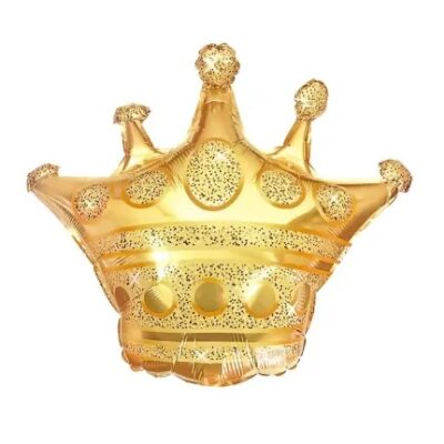 Balon bez helu: Korona – Dekoracje imprezowe – Szalony.pl