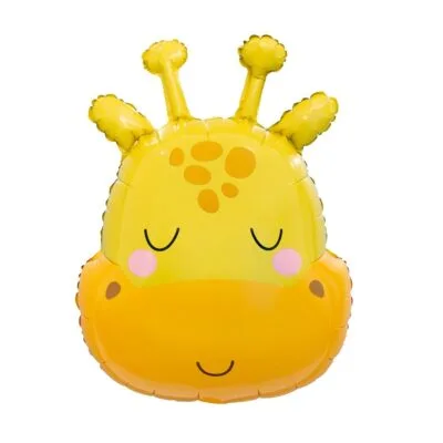 Balon bez helu: Żyrafa, głowa – Dekoracje imprezowe – Szalony.pl