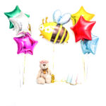 Bukiet balonowy: FLYING BEE, napełniony helem. Szalony.pl - Sklep imprezowy. Bukiet balonowy: FLYING BEE, napełniony helem. Szalony.pl - Sklep imprezowy.