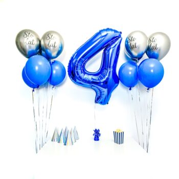 Bukiet balonowy: BLUE BIRTHDAY, napełniony helem. Szalony.pl - Sklep imprezowy. – Szalony.pl – Szalony.pl – Szalony.pl – Szalony.pl – Szalony.pl