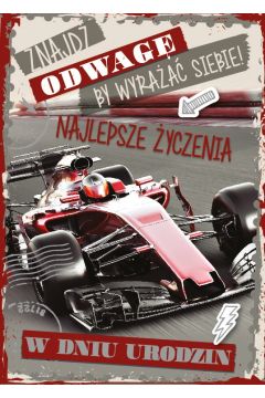 Kartka okolicznościowa - Urodziny, F1. Szalony.pl - Sklep imprezowy.