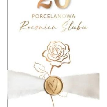 Kartka okolicznościowa – 20 porcelanowa rocznica – Kartki na rocznicę ślubu – Szalony.pl