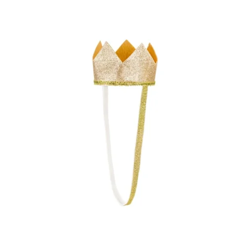 Korona - Złota, materiałowa, 8.5cm. Szalony.pl - Sklep imprezowy.