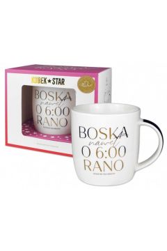 Kubek star - Boska nawet o 6 rano. Szalony.pl - Sklep imprezowy.