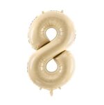 Balon bez helu: Cyfra 8 – 72cm – beżowa – Dekoracje imprezowe – Szalony.pl Balon bez helu: Cyfra 8 – 72cm – beżowa – Dekoracje imprezowe – Szalony.pl