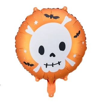 Balon bez helu: Czaszka, okrągły