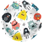 Balon bez helu: Happy birthday, potwory – Dekoracje imprezowe – Szalony.pl