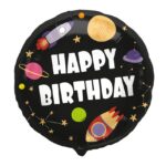 Balon bez helu: Happy birthday, kosmos – Dekoracje imprezowe – Szalony.pl