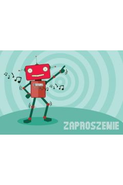 Zaproszenia - Robot. Szalony.pl - Sklep imprezowy.